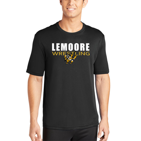 Adult Lemoore Wrestling Tiger Eye Performance Tee Thumbnail