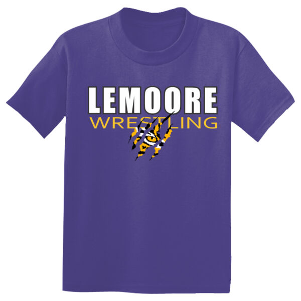 Youth Lemoore Wrestling Tiger Eye Performance Tee Thumbnail