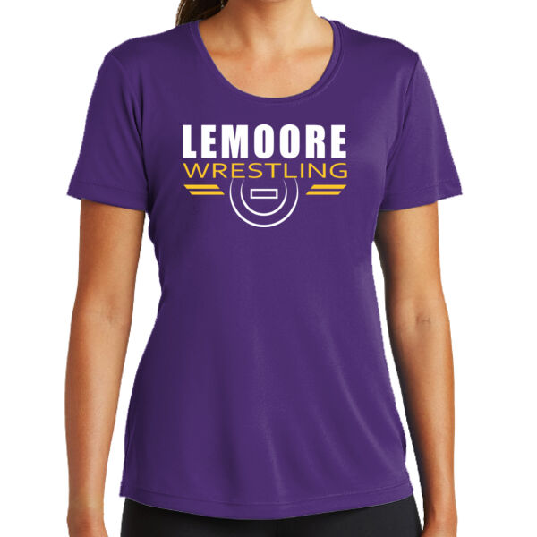 Ladies Lemoore Wrestling Performance Tee Thumbnail