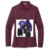 Ladies Silk Touch Long Sleeve Polo Thumbnail